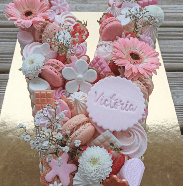 Gâteau personnalisé suivant votre prénom